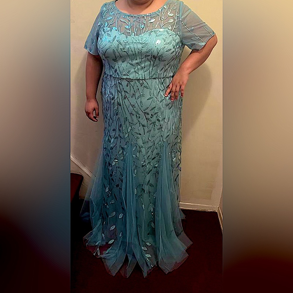 Blue dress